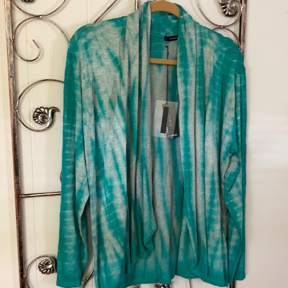 Tie Died Green Sweater